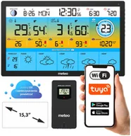 Stacje pogodowe - Multi Stacja Pogody Pogodowa Barometr Alarm Wifi Pomiar Jakości Powietrza - miniaturka - grafika 1