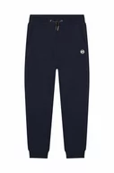 Spodnie i spodenki dla dziewczynek - Michael Kors spodnie dresowe bawełniane dziecięce kolor granatowy gładkie - miniaturka - grafika 1