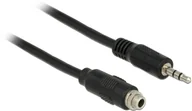 Kable - Kabel Delock DeLOCK 1m, 2x3.5mm kabel audio 3.5mm Czarny 85116 - miniaturka - grafika 1