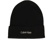 Czapki damskie - Calvin Klein Czapka K60K608519 one size Essential Knit Beanie - miniaturka - grafika 1