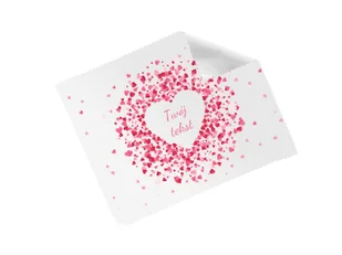 Ściereczka personalizowana do okularów na Walentynki - 1 szt. - Akcesoria do okularów - miniaturka - grafika 1