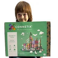 Klocki - klocki magnetyczne kulodrom Pastel Ball Run Pack 106 elementów Connetix - miniaturka - grafika 1