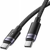 Kable USB - INNOSTYLE KABEL USB-C SZYBKIE ŁADOWANIE DO SAMSUNG APPLE USB TYP C 60W 1M - miniaturka - grafika 1