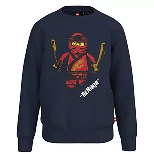 LEGO Chłopięca bluza Ninjago Jungen LWStorm 101, 590 ciemnoniebieski, 92 - Bluzy dla chłopców - miniaturka - grafika 1