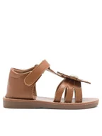 Buty dla dziewczynek - Nelli Blu Sandały CM220804-5 Brązowy - miniaturka - grafika 1