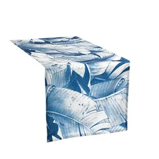 Bieżnik Eternal Chic 40 x 140 cm niebieski - Obrusy i serwetki - miniaturka - grafika 1