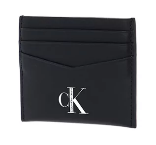 Portfele - Calvin Klein Jeans Męskie sportowe Essentials Cardcase 6CCCB dwustronny portfel, czarny, jeden rozmiar - grafika 1