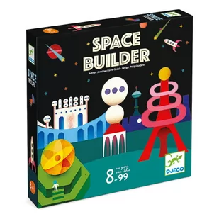 Space Bulider - Kosmiczna Gra Planszowa Djeco 8+ - Gry planszowe - miniaturka - grafika 1