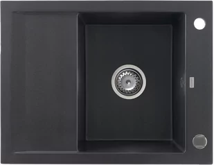 Kernau KGS M 4565 1B1D BLACK METALLIC - Zlewozmywaki - miniaturka - grafika 1