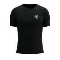 Bielizna sportowa męska - COMPRESSPORT Koszulka biegowa PERFORMANCE SS T-SHIRT black/white - miniaturka - grafika 1