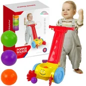 Pchacze - Pchacz Dla Dzieci Zbieracz Piłek Kulek chodzik Dźwięk - miniaturka - grafika 1