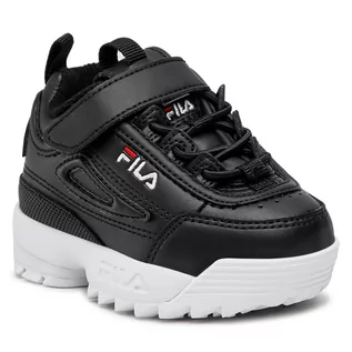 Buty dla chłopców - Sneakersy Fila - Disruptor E Infants 1011298.25Y Black - grafika 1