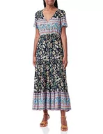 Sukienki - usha FESTIVAL Damska letnia sukienka 15926489, granatowa, wielokolorowa, XL, granatowy, wielokolorowy., XL - miniaturka - grafika 1