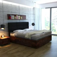 Łóżka - Ekodom Łóżko HYGGE PLUS drewniane Rozmiar 160x200 Kolor wybarwienia Olcha naturalna - miniaturka - grafika 1