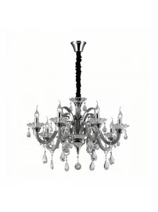 Ideal Lux COLOSSAL SP8 GRIGIO oprawa wisząca 8 x 40W E14 81519 081519 - Oprawy, klosze i abażury - miniaturka - grafika 1