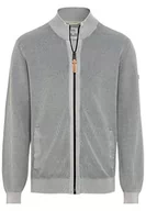 Kurtki męskie - camel active Męska kurtka z dzianiny 409528/8K11, Stone Gray, XXL - miniaturka - grafika 1