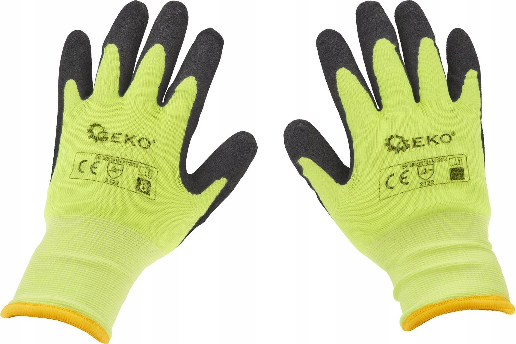 Geko Rękawice robocze ocieplane zimowe fluorescencyjne r. 8 12/120