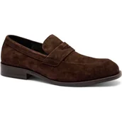 Półbuty męskie - BOSS BLACK Loafersy Limber | zamsz - miniaturka - grafika 1