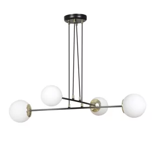 Emibig Ognis lampa wisząca 4-punktowa czarna 966/4 966/4 - Lampy sufitowe - miniaturka - grafika 2