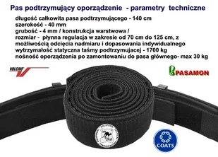 pas taktyczny HARRIS-HAWK II nośność 30kg - Odzież taktyczna i umundurowanie - miniaturka - grafika 3