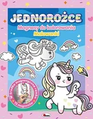 Literatura popularno naukowa dla młodzieży - Magnesy do kolorowania Jednorożce - Korolkiewicz Elżbieta - książka - miniaturka - grafika 1