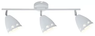 Candellux Listwa lampa sufitowa plafon spot Coty 3x40W E14 biały mat 93-67142 - Lampy sufitowe - miniaturka - grafika 1