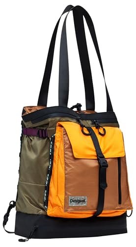 Desigual Back_AURAVENTURE, Accessories Nylon Backpack Big Women, Medium, Zielony, M