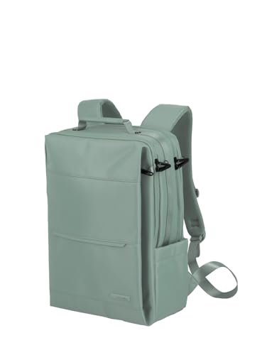 Travelite Workfow plecak podróżny z materiału pochodzącego z recyklingu z kieszenią bezpieczeństwa, 41 cm, 18 litrów