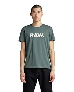 G-STAR RAW t-shirt męski, Zielony (Grey Moss 336-4752), XL - Koszulki męskie - miniaturka - grafika 1