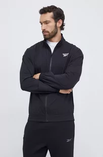 Reebok bluza męska kolor czarny z nadrukiem - Bluzy męskie - miniaturka - grafika 1