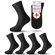 Skarpetki męskie - 5X Skarpety bawełniane BEZUCISKOWE medyczne Art. 02 Skarpol - miniaturka - grafika 1