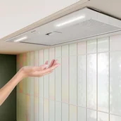 Okapy kuchenne - Globalo Pimotion 60.1 White Gest - miniaturka - grafika 1