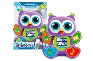Mądra sowa E-Edu - Artyk - Zabawki interaktywne dla dzieci - miniaturka - grafika 1