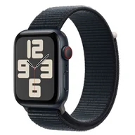 Smartwatch - Apple Watch SE 2-gen GPS + Cellular 44mm Opaska sportowa Czarny - miniaturka - grafika 1