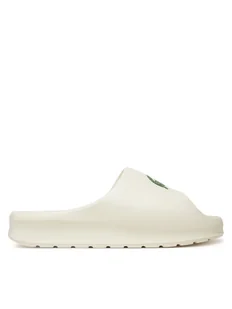 Lacoste Klapki 7-48CFA0022 Biały - Klapki i japonki damskie - miniaturka - grafika 1