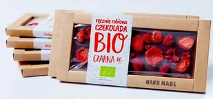 CUKIERNIA STAROPOLSKA (czekolady) CZEKOLADA DESEROWA Z TRUSKAWKAMI I MALINAMI BIO 53 - Czekolada - miniaturka - grafika 1
