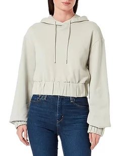 libbi Damska bluza z kapturem 23930098, szara oliwkowa, S, szary oliwkowy, S - Bluzy damskie - miniaturka - grafika 1