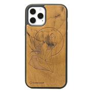 Etui i futerały do telefonów - Bewood Etui Drewniane Wilk Imbuia do Apple iPhone 12/12 Pro | Bezpłatny transport |BWD06611 - miniaturka - grafika 1