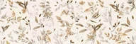 Płytki ceramiczne - Dekor Flero white inserto satin rectified 29x89 Opoczno - miniaturka - grafika 1