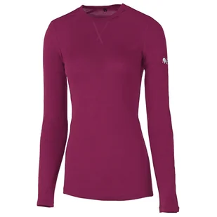 Koszulka damska Zulu Merino 160 Long Rozmiar: XL / Kolor: fioletowy - Koszulki sportowe damskie - miniaturka - grafika 1