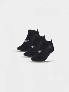 Damskie skarpetki treningowe (3-pack) 4F 4FWMM00UFSOF136 - czarne - Skarpetki damskie - miniaturka - grafika 1
