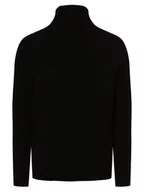 Swetry męskie - Drykorn - Sweter męski z dodatkiem alpaki  Arvid, czarny - miniaturka - grafika 1