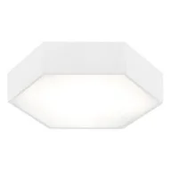 Lampy sufitowe - Argon Plafon LAMPA sufitowa ARIZONA 3827 geometryczna OPRAWA kinkiet LED 15W ścienny heksagon biały 3827 - miniaturka - grafika 1