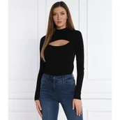 Swetry damskie - Patrizia Pepe Sweter | Slim Fit - miniaturka - grafika 1