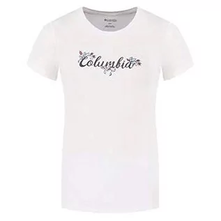 Koszulki i topy damskie - Columbia Shady Grove damska koszulka z krótkim rękawem biały Weiß, Fun Performance S 1885993 - grafika 1