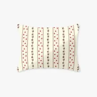 Poszewki na poduszki - Poszewka Bawełniana 40X40 Kwiaty Kremowa Czerwona 1602N Classic - miniaturka - grafika 1