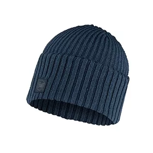 Czapki damskie - Buff Dzianinowa czapka beanie RUTGER STEEL BLUE Unisex jeden rozmiar - grafika 1