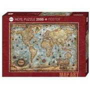 Puzzle - Heye Świat węzły puzzle 2000 elementów - Księgarnie ArtTarvel: KRAKÓW - ŁÓDŹ - POZNAŃ - WARSZAWA - miniaturka - grafika 1