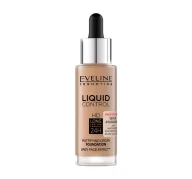 Podkłady do twarzy - EVELINE LIQUID CONTROL HD MATTIERENDE FOUNDATIONMATUJĄCY PODKŁAD DO TWARZY Z NIACYNAMIDEM 060 SUNNY BEIGE 32ML - miniaturka - grafika 1