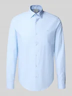 Koszule męskie - Koszula biznesowa o kroju slim fit z listwą guzikową - miniaturka - grafika 1